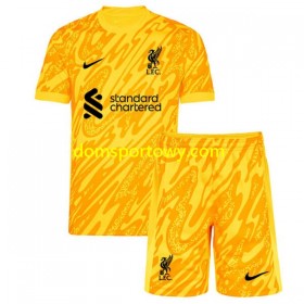 Koszulka Liverpool Bramkarska Dziecięcy Czwarty Koszulki Piłkarskie 2024-2025 Krótki Rękaw
